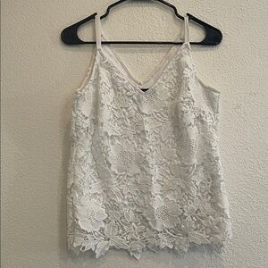 White House Black Market Floral Lace Camisole